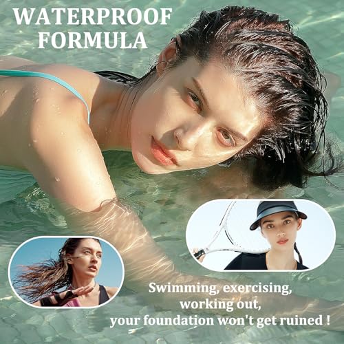 Color Changing Foundation Liquid Makeup Set with Brush & Sponge