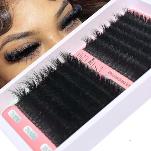 260D Full Volume Cluster Lashes 12-18mm Mixed Length