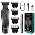 VGR 995 Professional Hair Trimmer for Men, Zero Gapped Barber Edgers, Portable Cordless Mens Beard Trimmer Clipper with 4 Guide Combs, USB Rechargeable