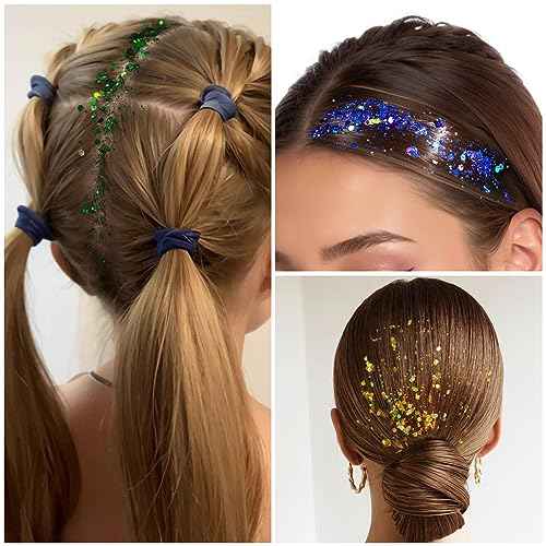 Teenitor Body Glitter Face Glitter Makeup Festival Glitter, 12 Colors Face and Body Glitter Gel, Hair Glitter Gel, Body Makeup