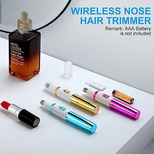 Areyzin Women's Nose Hair Trimmer, Powerful and Versatile, Waterproof and Easy to Clean, Compact and Portable