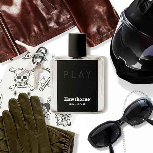 Hawthorne Leather Cologne. A Warm, Woody, and Edgy Leather Scent With Sandalwood and Patchouli Notes. 1.7 Fl Oz.