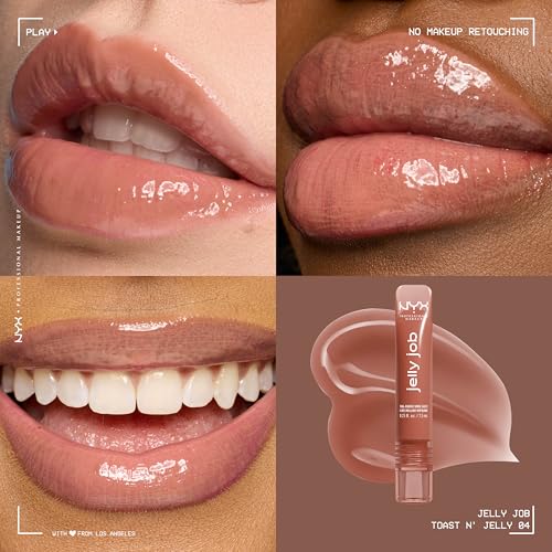 NYX Jelly Job Lip Gloss - Toast N' Jelly Nude