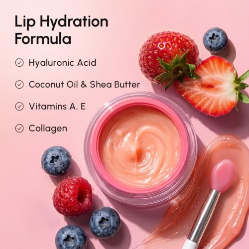 MAREE Overnight Lip Mask - Hydrating Lip Butter for Dry Lips