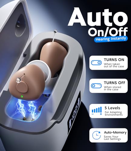 Rechargeable Hearing Aids for Seniors – OTC Digital Sound Cancellation