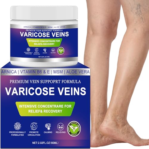 Varicose Veins Cream for Legs with Arnica & Aloe Vera