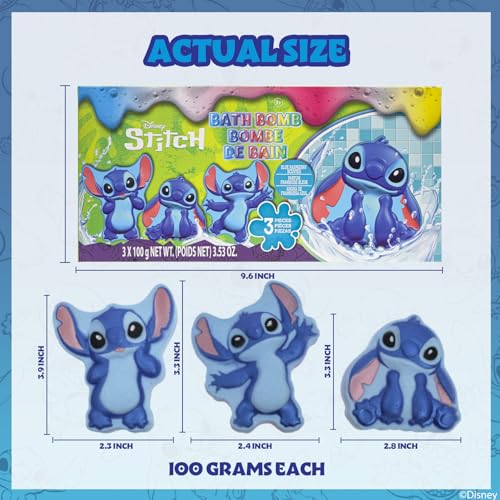 Character Shaped Bath Bomb Set - 3-Piece Berry Scented