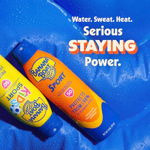 Banana Boat Sport Ultra SPF 50 Sunscreen Spray Twin Pack 6oz
