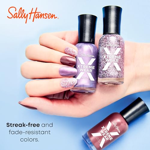 White On Nail Polish - Sally Hansen Xtreme Wear, Semi Opaque, Long Lasting, 0.4 Fl Oz - Variation 139