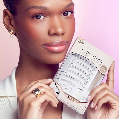 KISS Lash Atelier Natural Lash Extension Kit - 46 Clusters