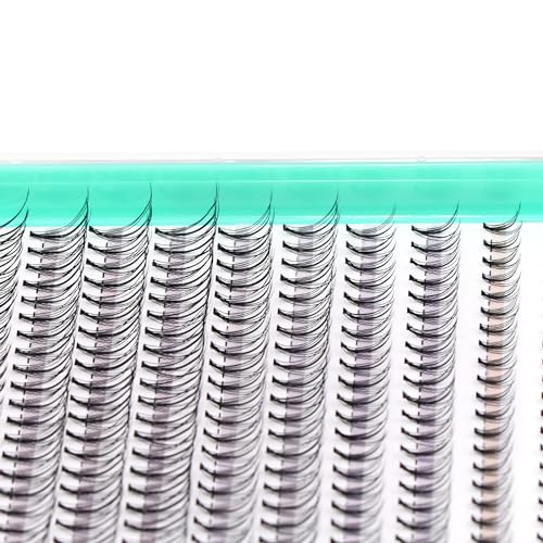 Bodermincer Black/Colored Cluster Lashes 240pcs 20D/40D DIY Eyelash Extension D Curl Long Individual Lashes Mixed Tray Faux Mink Lash Clusters Extensions 8-22mm (7D 8-10-12-14-16mm MIX)