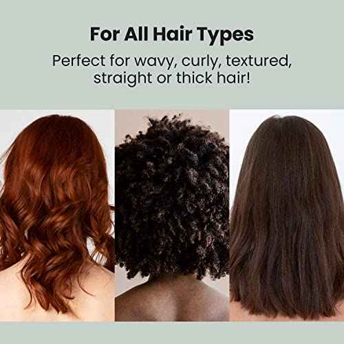 Lindo Eco-Friendly Hair Brush, Detangling, For Wet or Dry Hair & All Hair Types, Anti-Knot Flexible Bristles, Biodegradable Material, Natural, Vegan (Beige)