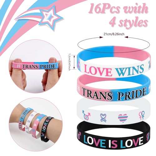 Transgender Pride Accessories Set - 80 Pc Bundle