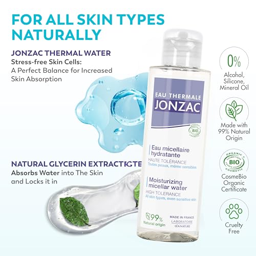 Jonzac Organic Micellar Water - Sensitive Skin Makeup Remover