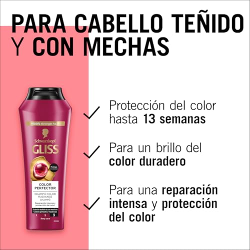 Schwarzkopf Gliss Hair Repair - Ultimate Colour Shampoo - For Color-Treated Hair - 250 ml