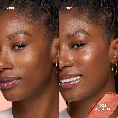 Revlon Glimmer Super Balm in Just a Girl - Multi-Use Face & Cheek Makeup, 0.85 oz (Pack of 1)