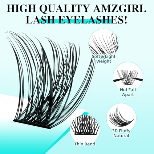 D-Curl Lash Clusters 144Pcs 8-16mm Extension