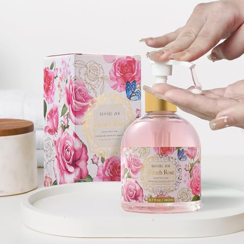 ROMIIE ZOI Liquid Hand Soap with Gift Box - French Rose - 260ml/ 8.7 fl.oz