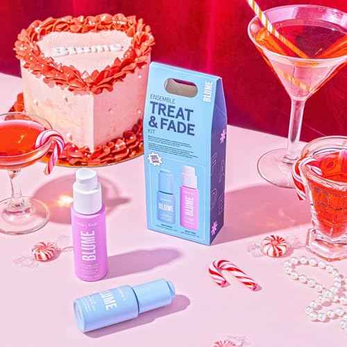 Blume Treat & Fade Acne Skin Care Set - 2-Step Acne Scar Treatment & Dark Spots Face Care - Meltdown Face Oil & Milky Fade Vitamin C Serum - Helps Brighten Complexion & Repair Barrier (2 Count)