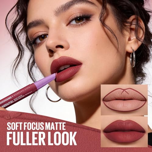 BestLand 2-in-1 Lip Crayon Set – Liner & Lipstick Combo, 6Pcs