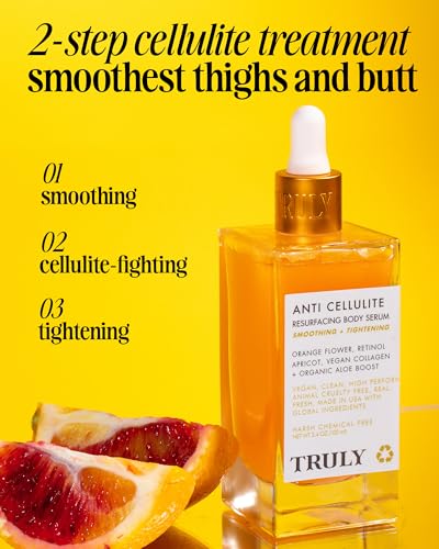 Truly Beauty Acai Your Body Serum - Skin Elasticity with Bust Firming Natural Essential Oil - For A Perky and Firmer Bust! Organic, Gmo Free - 3.1 OZ