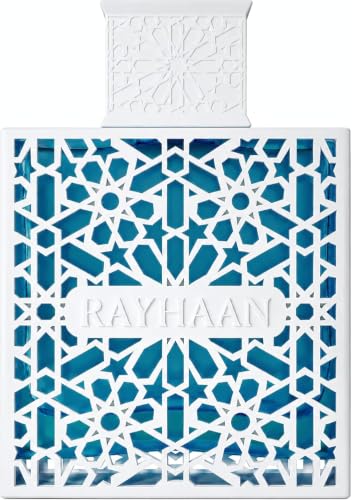 Rayhaan Azul Eau de Parfum Spray - Fresh Citrus & Woody Scent, 3.4 oz