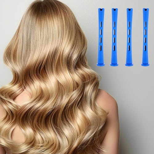 30-Piece Perm Rods for Short Hair - Plastic Curling Rollers Set