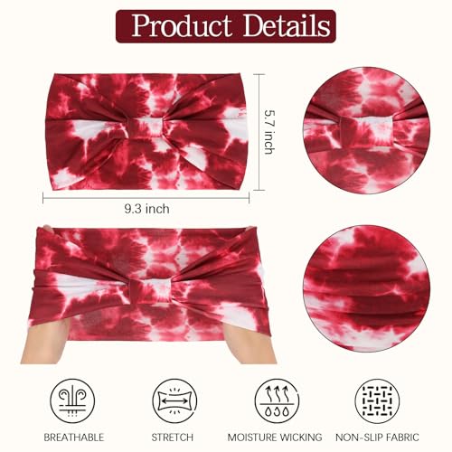 Wide Knotted Headbands for Women – Stretch, Non-Slip