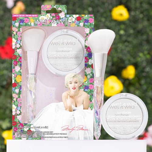 Wet n Wild Marilyn Monroe Finishing Powder & Brush Set