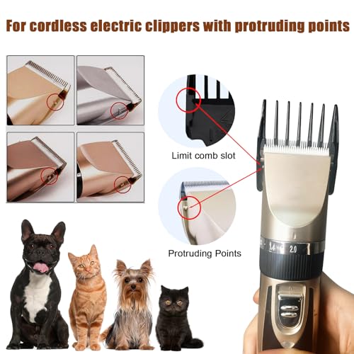 6-Pack Dog Clipper Attachment Comb Guards (3-18mm)