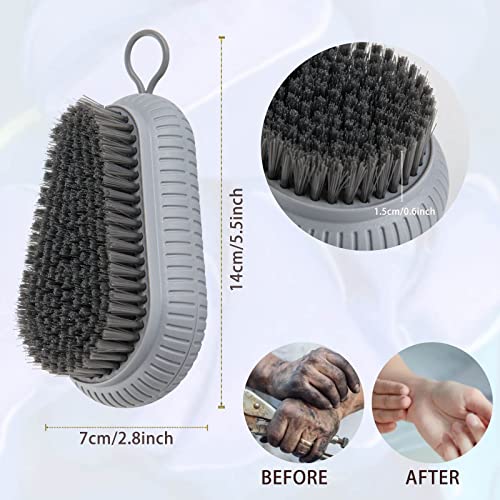 Nail Scrub Brush Set - 2 Heavy Duty Fingernail Cleaning Brushes