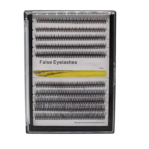 Bulk False Eyelashes 400 Count - 8-16mm 3D Volume Mixed Clusters