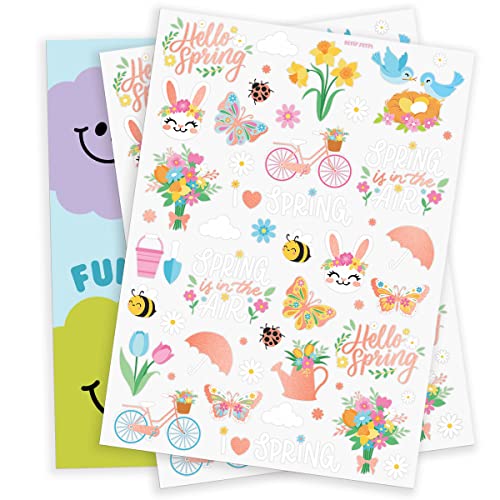 xo, Fetti Spring Easter Temporary Tattoos - 46 Glitter Designs