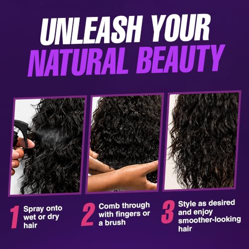 EBIN NEW YORK 8.5 Fl Oz Detangling Hair Mist with Moroccan Argan Oil - Instant Knot & Frizz Control