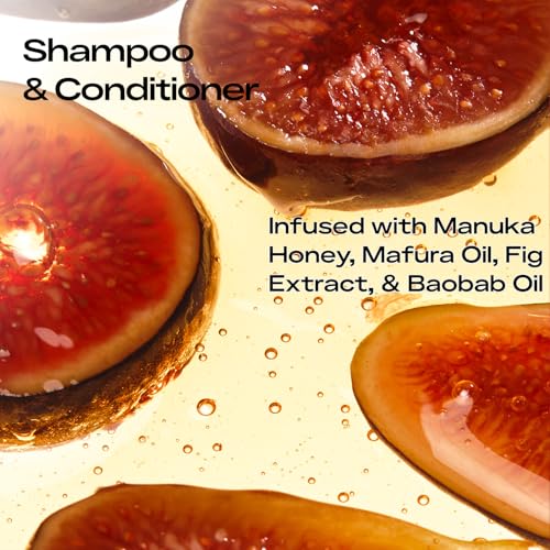 SheaMoisture Shampoo & Conditioner, Manuka Honey & Mafura Oil Intensive Hydration + Ultra Moisture & Nourish Lightweight Hair Oil for Extra Dry, Damaged Hair