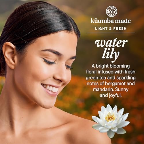 Kuumba Made Water Lily Fragrance Oil, Long-Lasting Small-Batch Perfume Roller, Vegan, Alcohol-Free, 0.15 Fl Oz