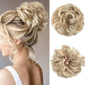 Large Messy Bun Hair Piece Wavy Curly Synthetic Chignon Ponytail