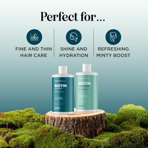 Volumizing Biotin Shampoo & Conditioner Set for Thinning Hair