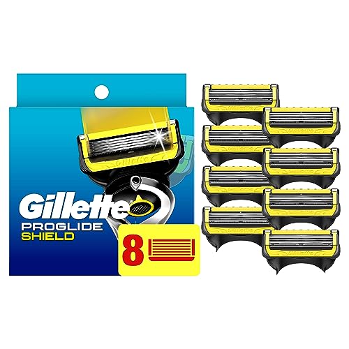 Gillette ProGlide Shield Razor Refills for Men, 8 Blade Refills