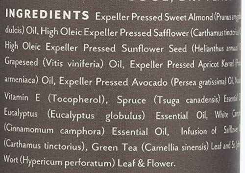 Soothing Touch Eucalyptus Bath & Body Massage Oil, 8 oz