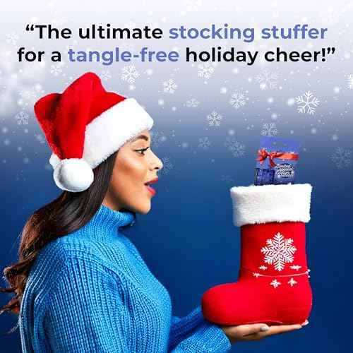 UNbrush Mini Holiday Hair Brush for Pain-Free Brushing On All Wet/Dry Hair Types