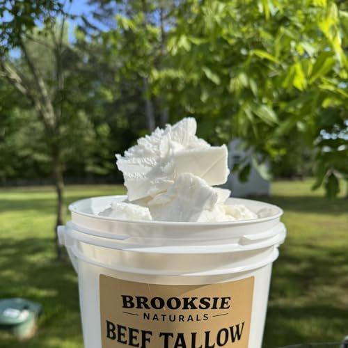 Grass Fed Beef Tallow - 7 Lb Pure for Soaps, Balms, Skincare