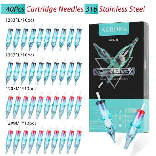 Dragoart Knight2 Tattoo Gun Starter Kit, Full Tattoo Supplies, Wireless Tattoo Gun, 40*Cartridge 316 Needles, 10000Rpm Coreless Motor Tattoo Pen, Tattoo Kit for Beginners Complete Set