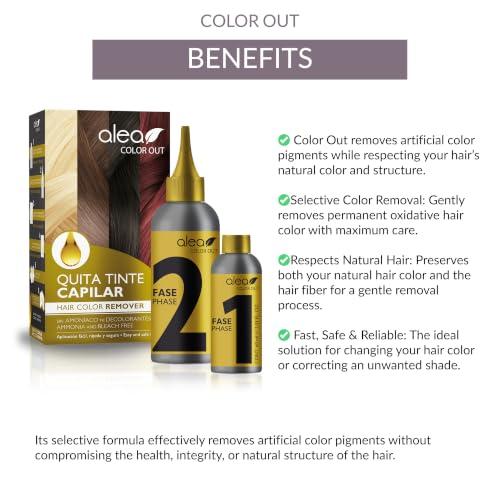 Alea Color Out Hair Dye Remover - Ammonia & Bleach-Free