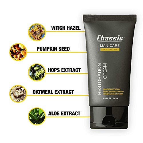 Chassis Essentials Combo - Shower Primer and Restoration Cream - Deep Cleaning Body Wash and Moisturizing Skin Protectant