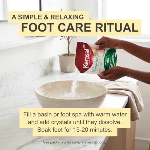 Kerasal Foot Therapy Soak with Epsom Salt & Tea Tree Oil, 2 lbs