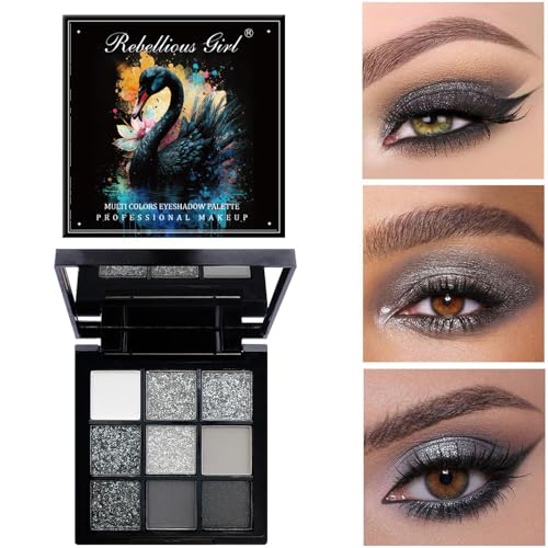 VERONNI 9-Color Eyeshadow Palette - Shimmer & Matte