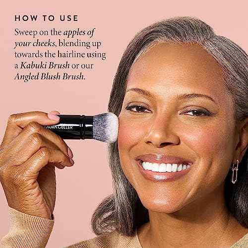 LAURA GELLER NEW YORK Baked Blush-n-Bronze Marbleized 2-in-1 Sculpting Bronzer Blush - Berry Bronze - Contour Face with a Radiant Flush