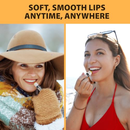 Teton Grass Fed Tallow Lip Balm with Beeswax & Jojoba Oil ? Deep Moisturizing Lip Care with Vitamin E & Tangerine Oil ? Smooth, Nourishing Lip Balm for Dry, Chapped Lips (3)