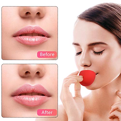 Maitys Lip Plumper Tool - 2 Pc Cherry Silicone Lip Enhancer